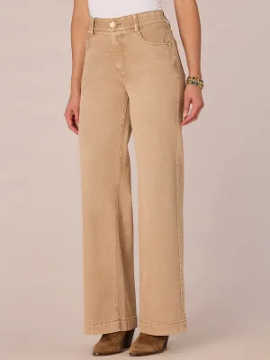 Democracy AbSolution Light Brown Wide Leg Jeans