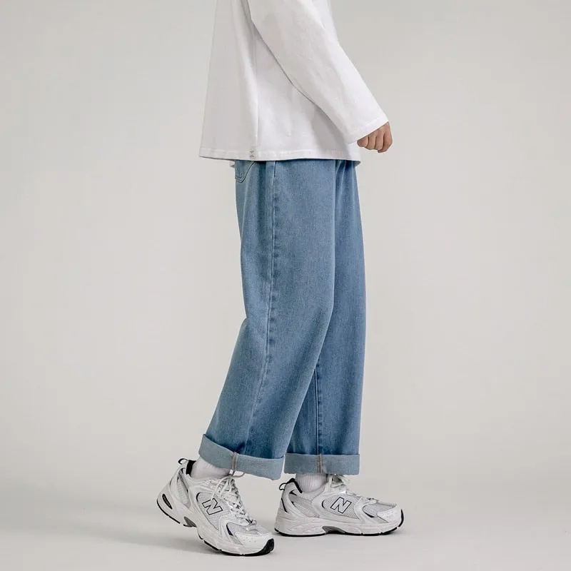 Denim Wide-leg Pants