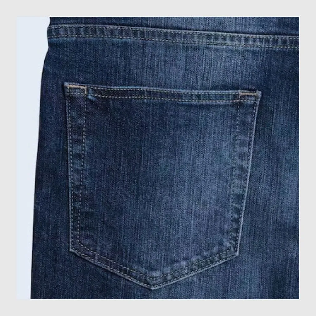 Designer Dressmann Jeans for Men Mid Blue (W-36)