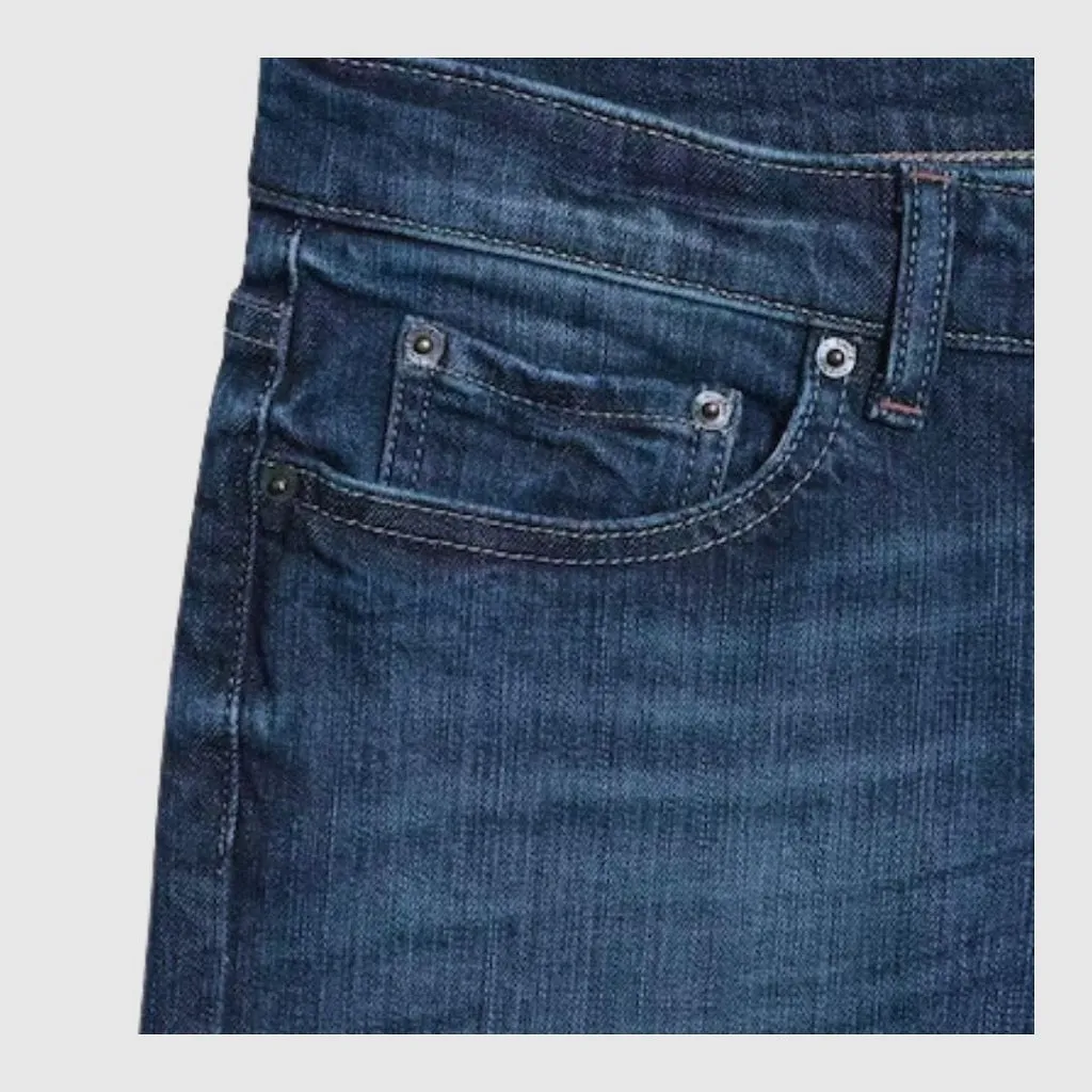 Designer Dressmann Jeans for Men Mid Blue (W-36)