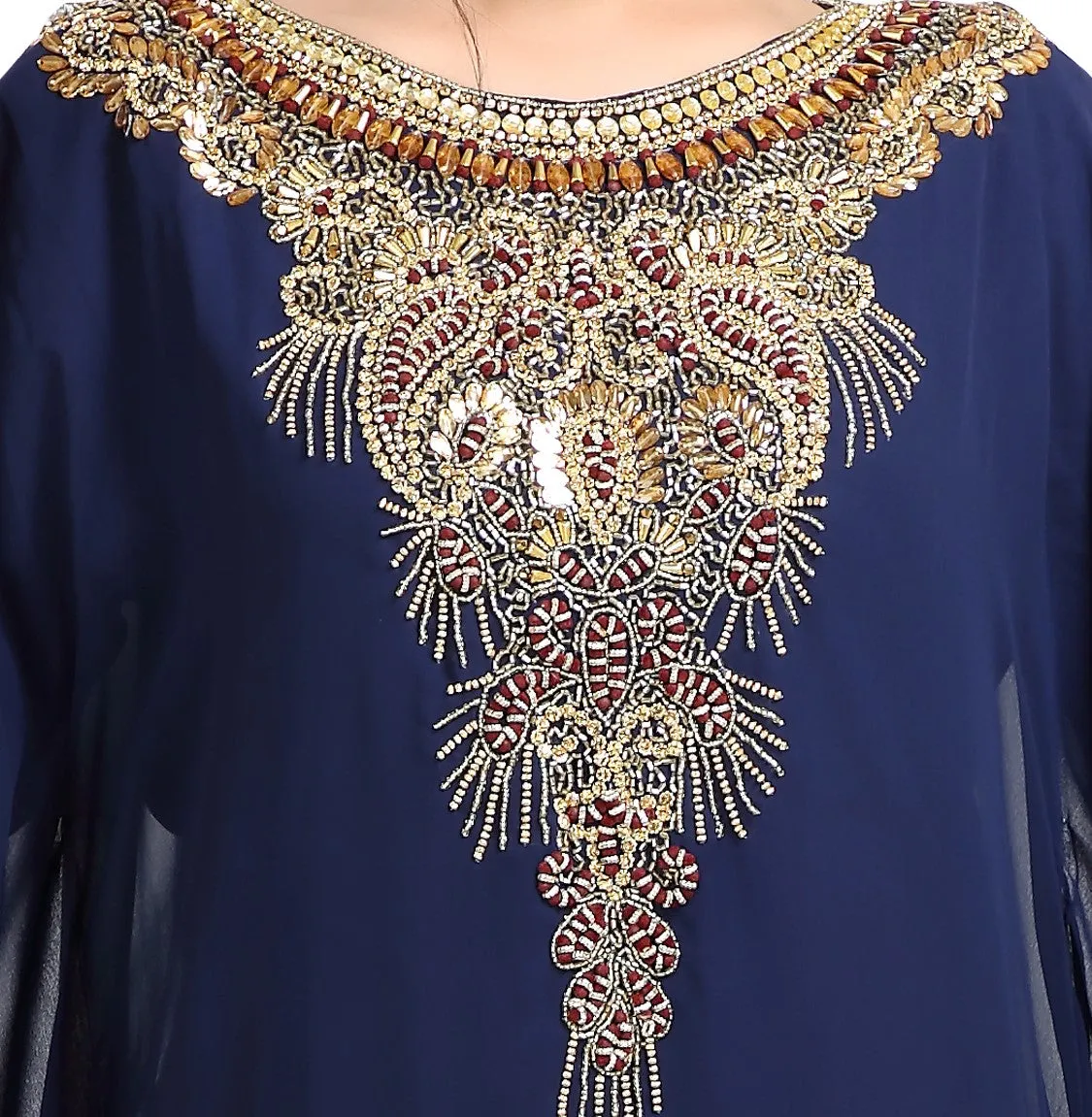 Designer Farasha Haute Coutre Dubai Kaftan