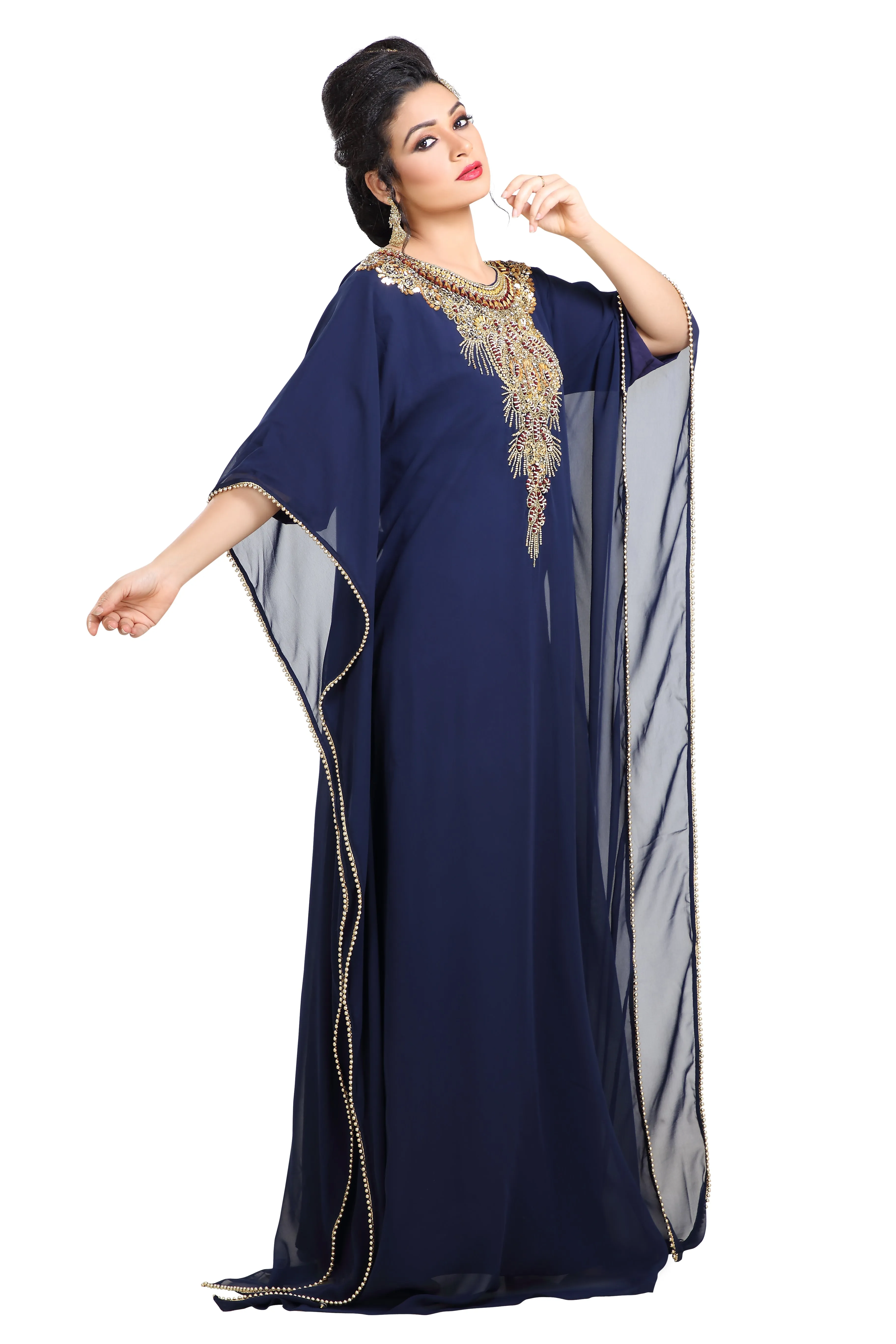 Designer Farasha Haute Coutre Dubai Kaftan