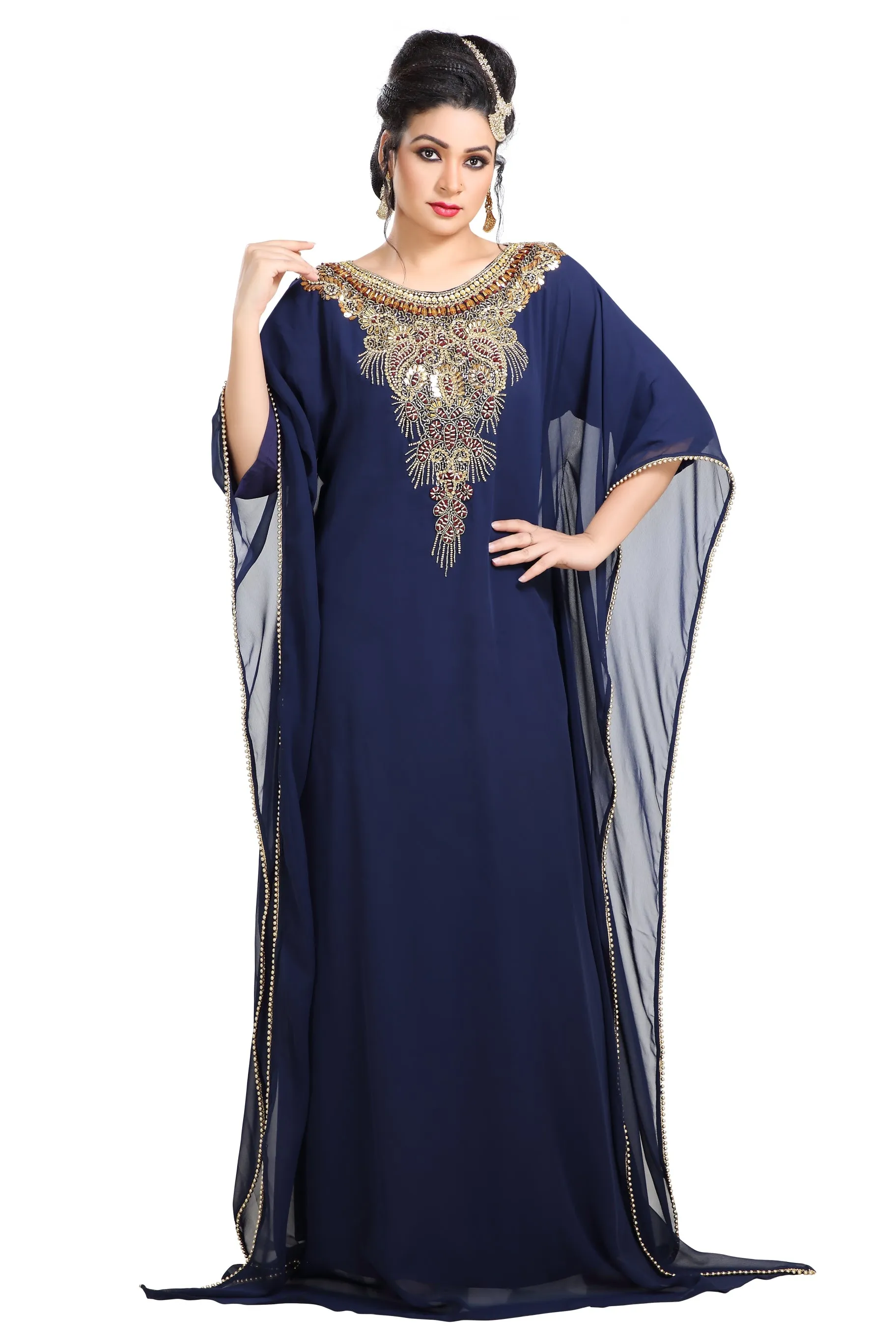 Designer Farasha Haute Coutre Dubai Kaftan