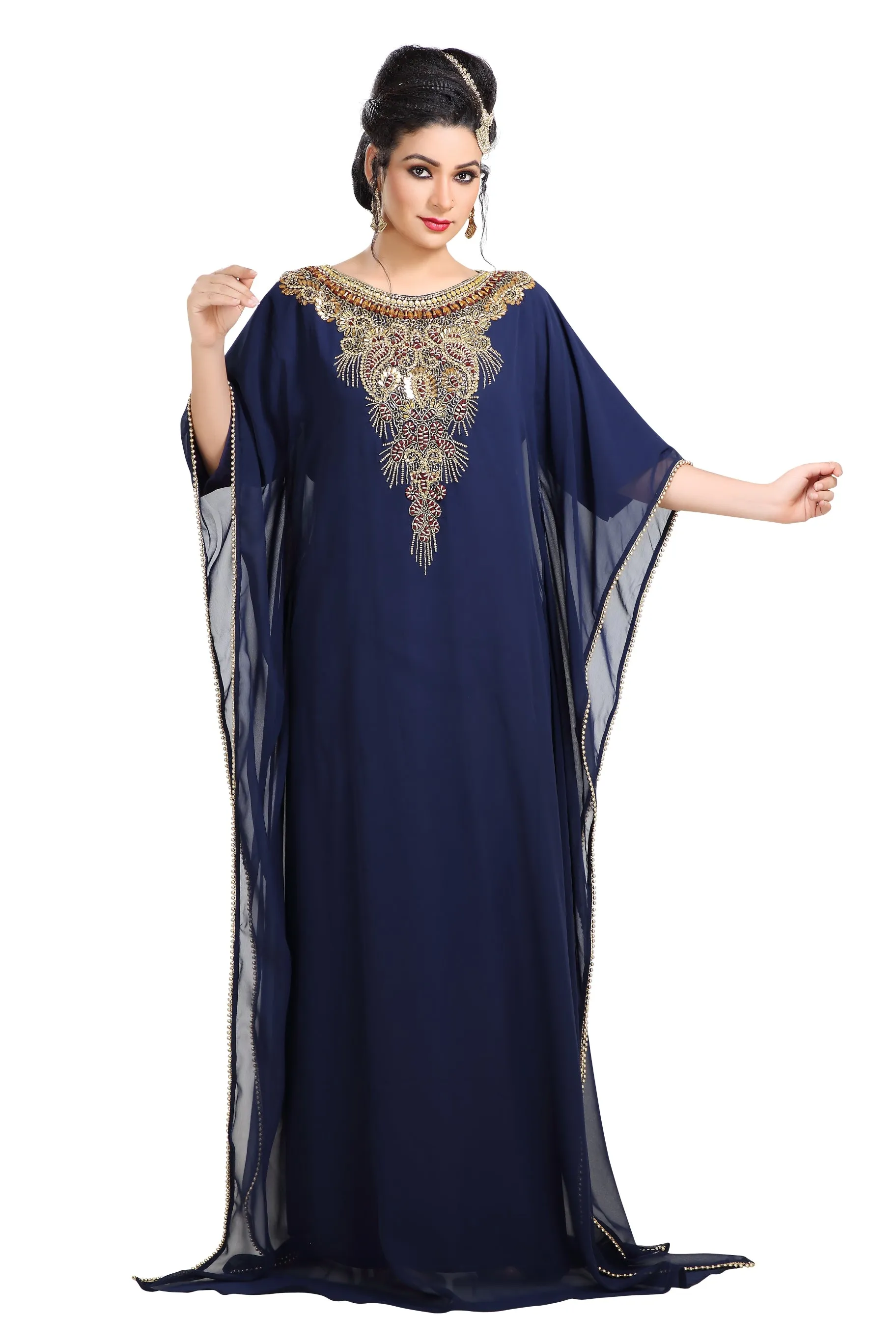 Designer Farasha Haute Coutre Dubai Kaftan