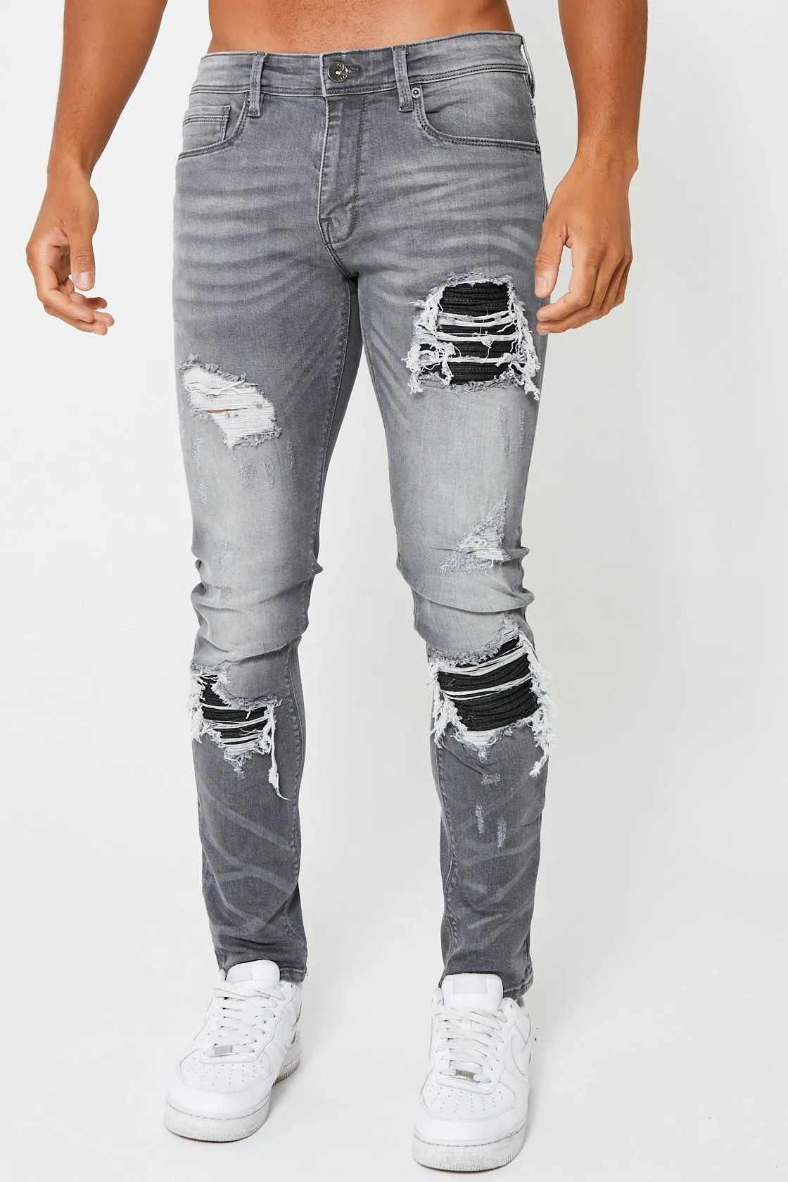 Devonshire Tapered Jean - Grey