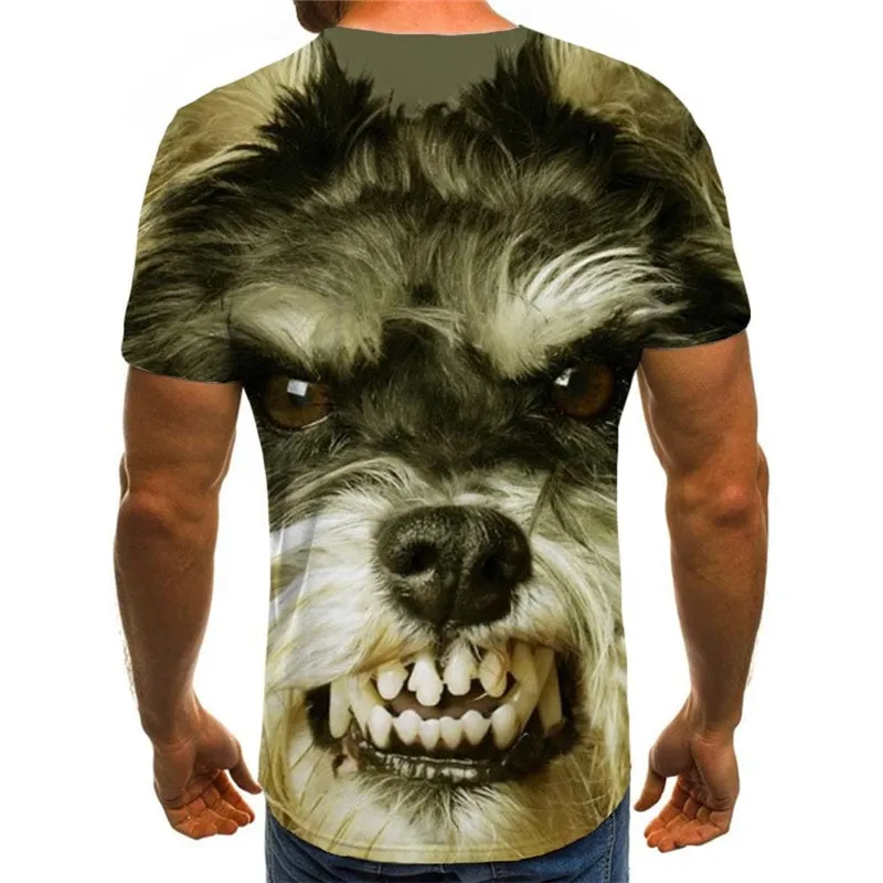 dog t shirts Novelty 3D shirt Puppy Cute animal big Smart dogs men Cool outfits