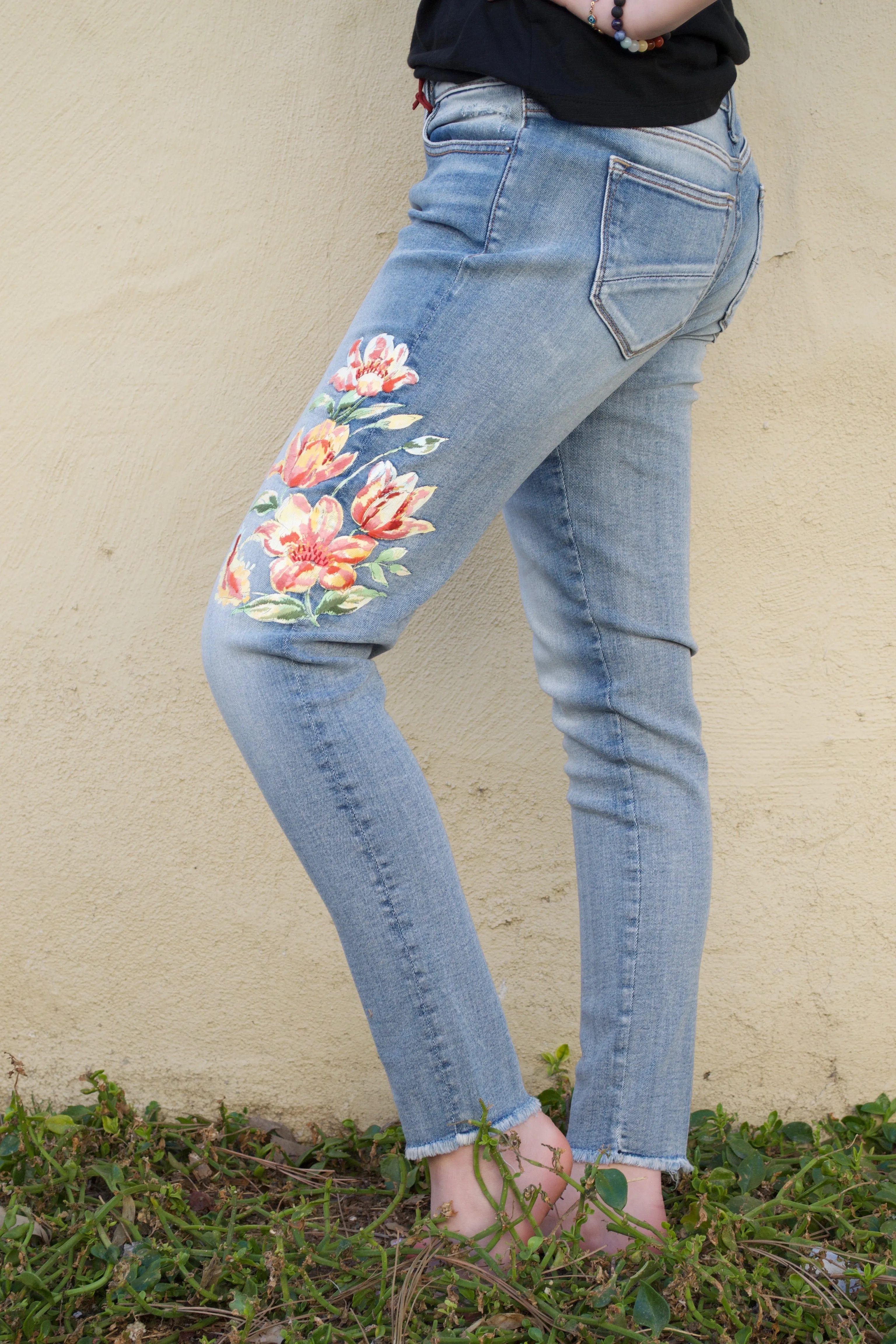 Driftwood Beau Orange Aster Jeans