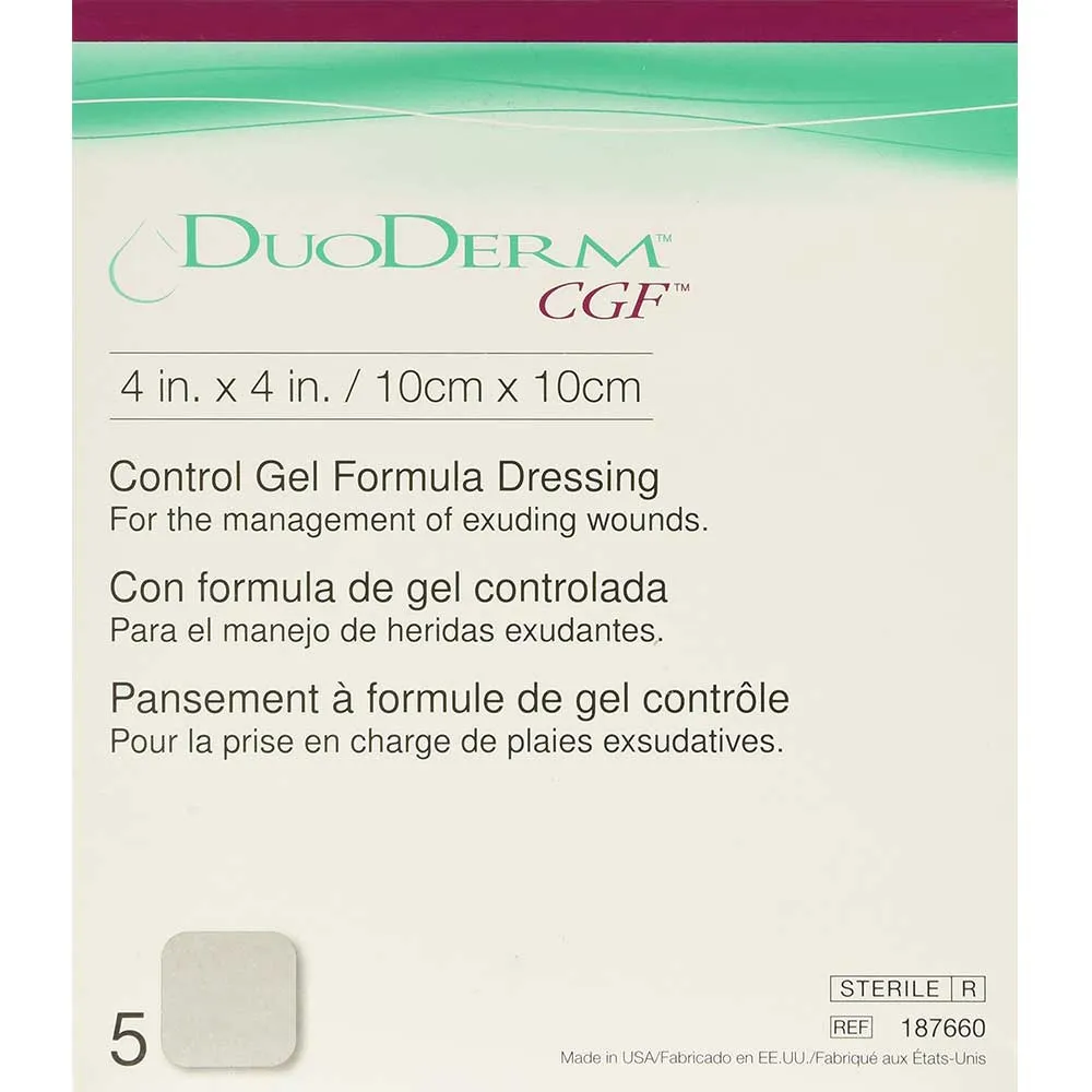 Duo Derm 187660 Hydrocolloid Dressing, Box of 5