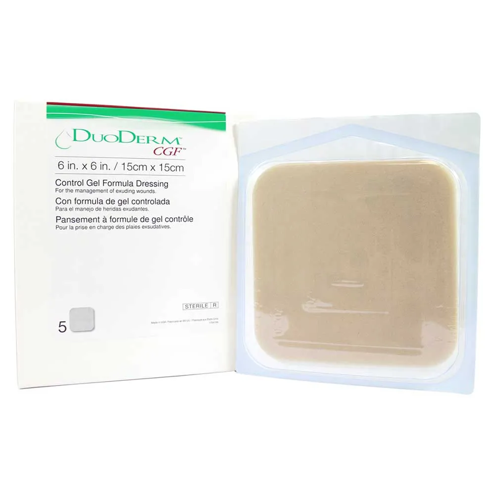 DuoDERM 187972 Hydrocolloid Dressing, Box of 5