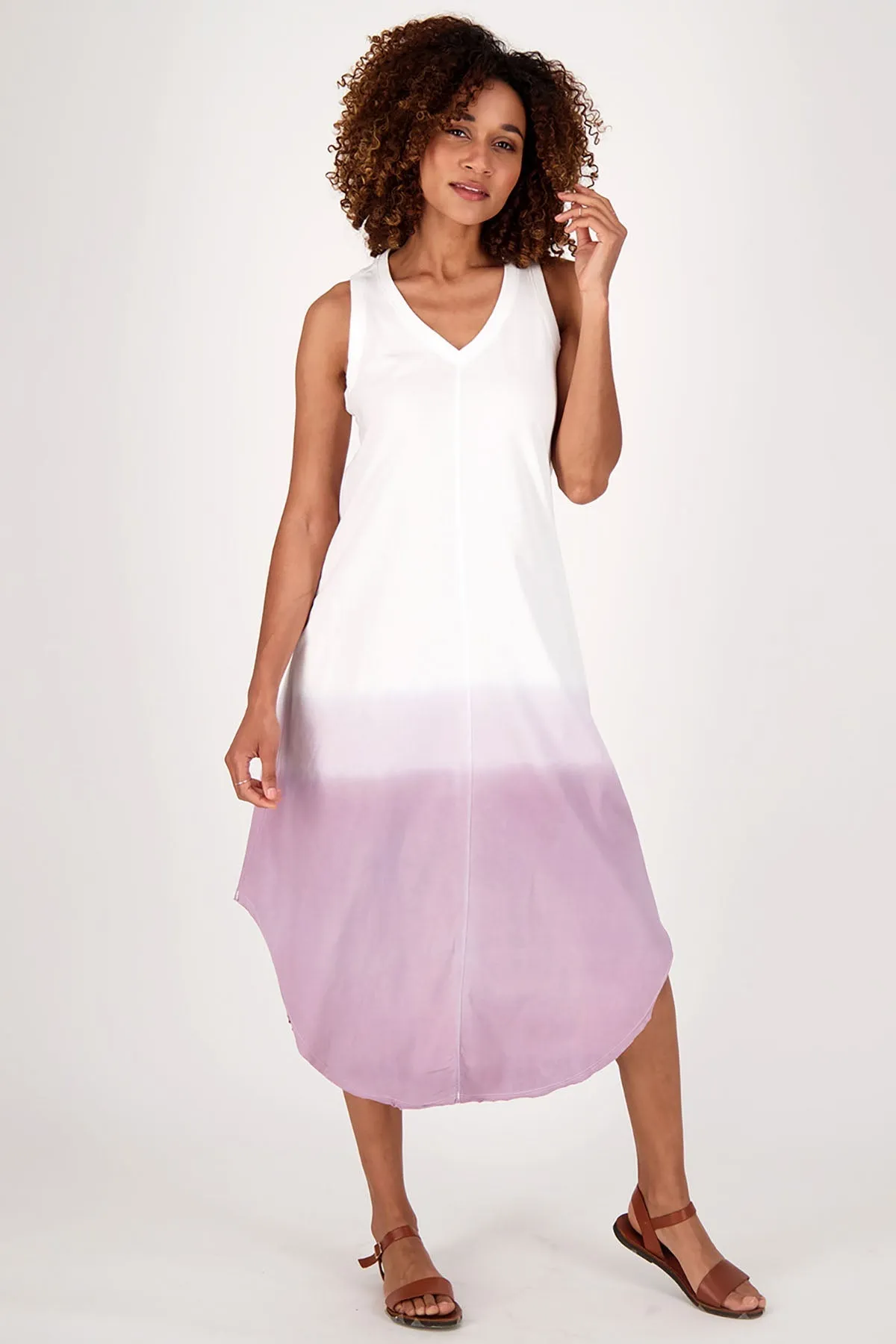 Easy to Love Midi Dress - Dip Dye