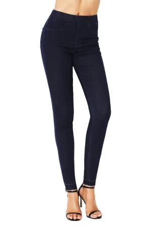 Elastic Waist Jeans Stretch Pants for Women