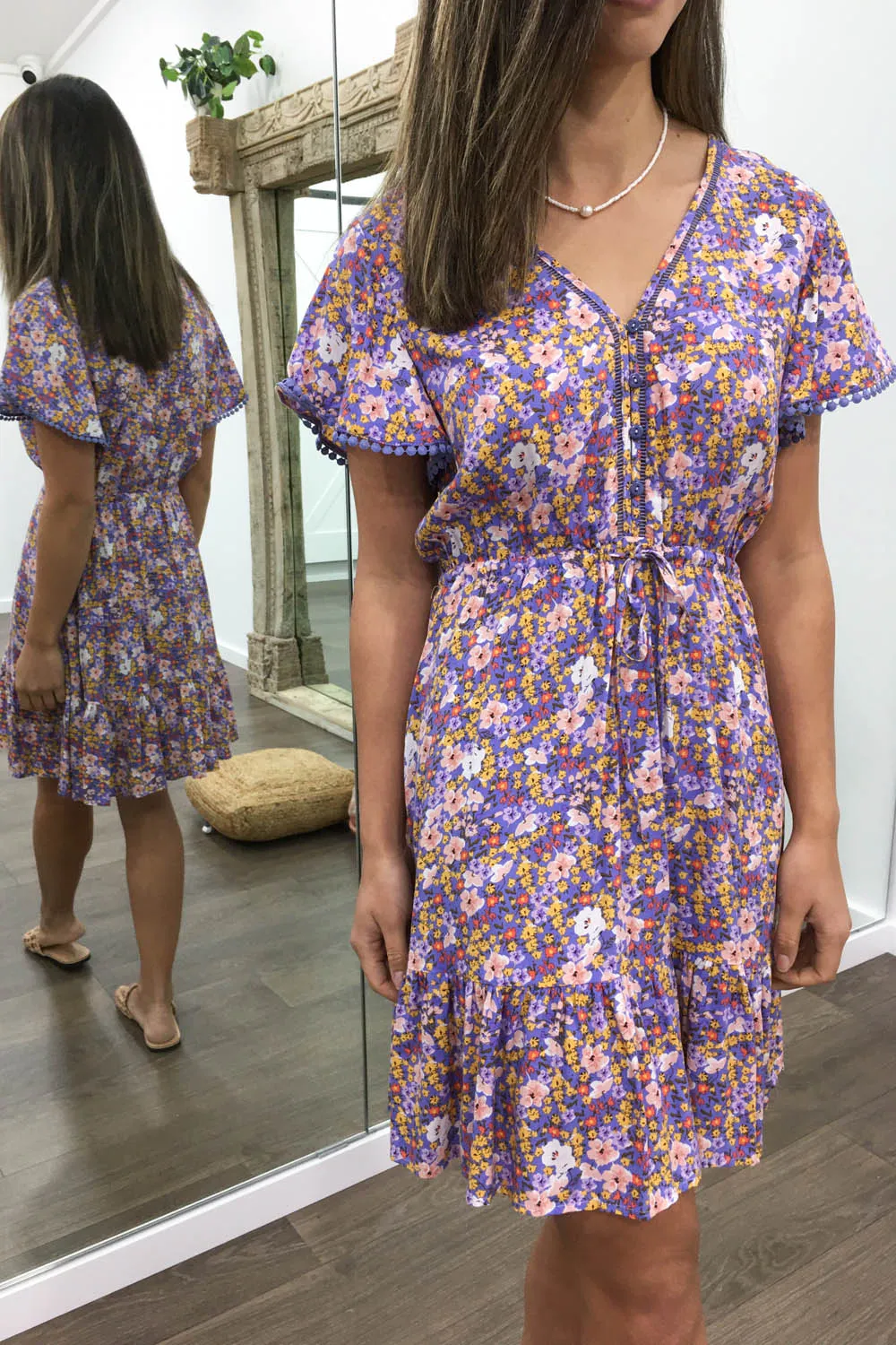 Erin Print Dress