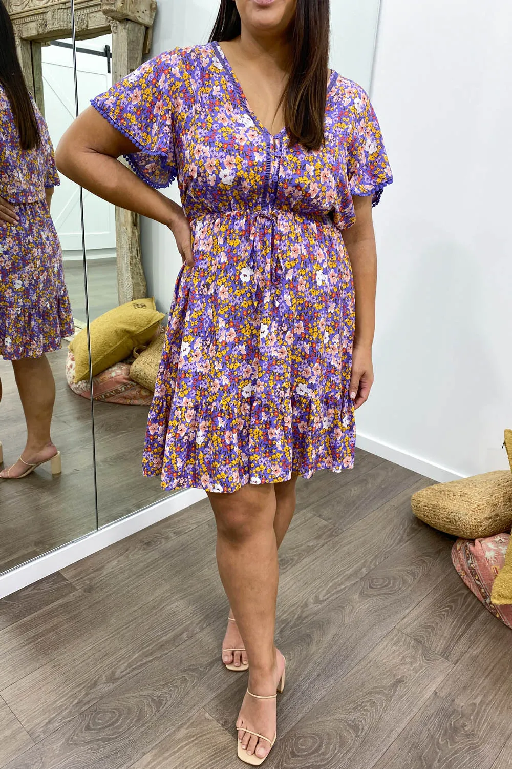 Erin Print Dress