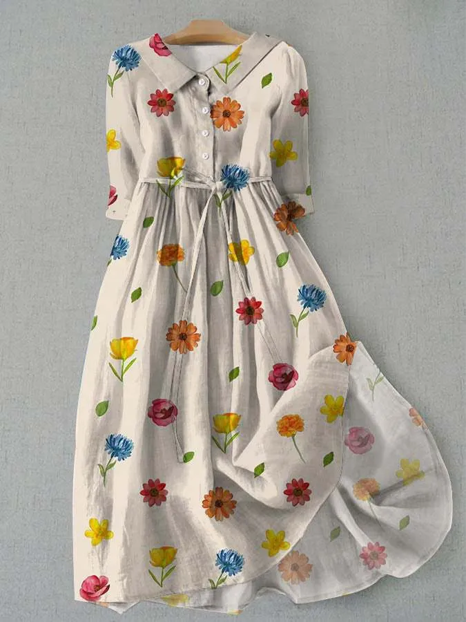 European & American Bohemian Summer Swing Dress