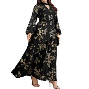 Festive-Beautiful Plus Size Large Maxi Dress