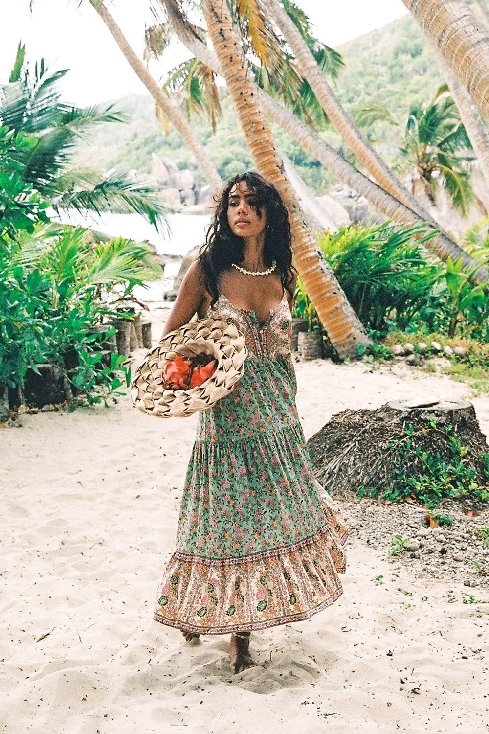 Floral Maxi Boho Summer Dress, Bohemian Dress For Women