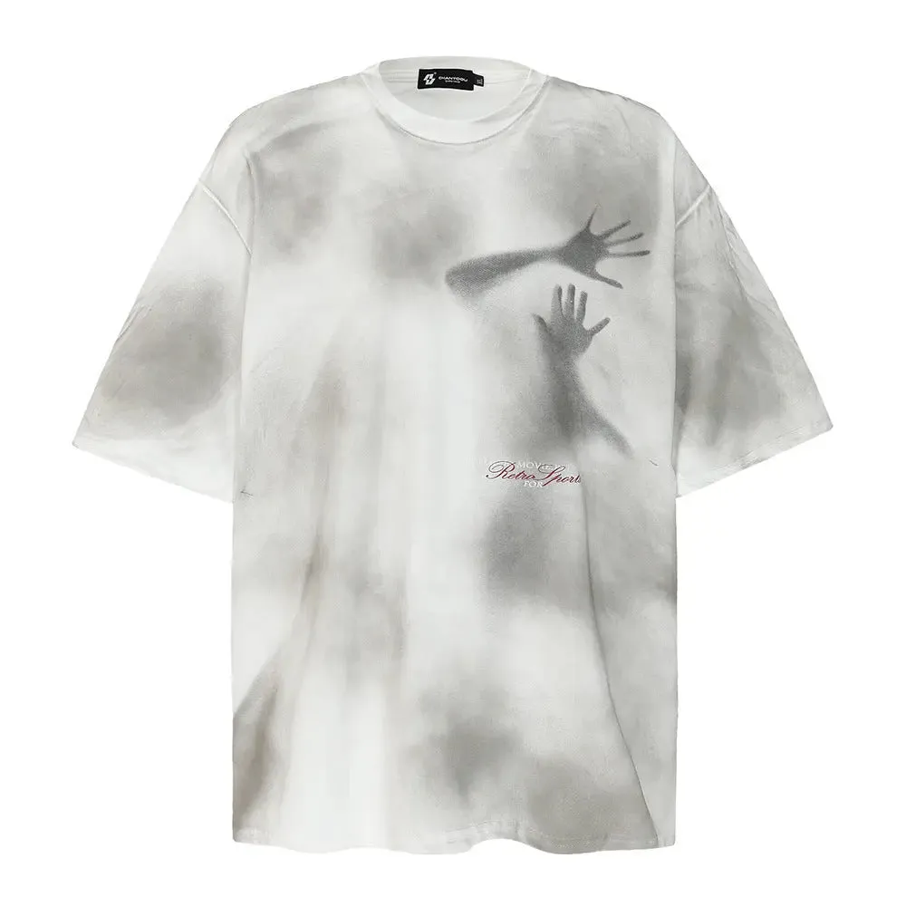 Fuzzy Figure Tie-Dye T-Shirt