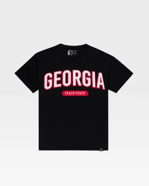 Georgia Black and Red Tee Hawks