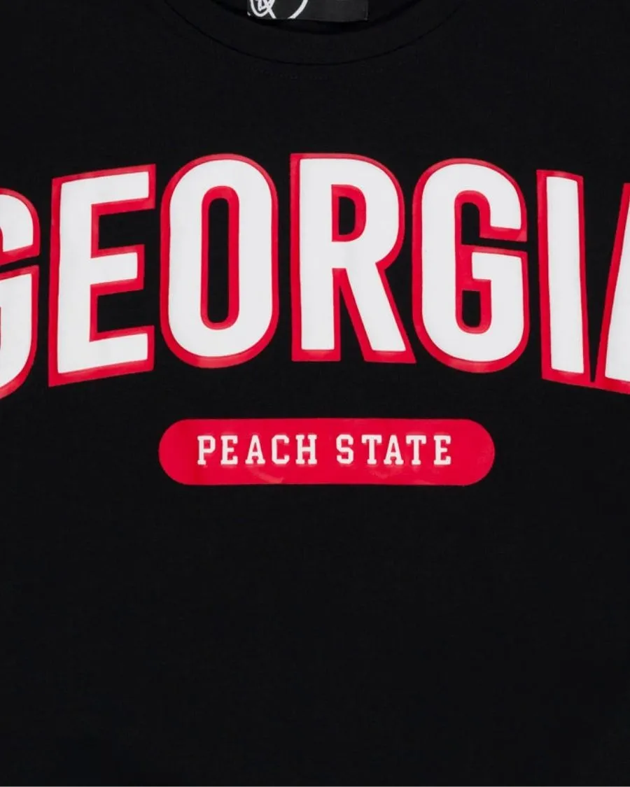 Georgia Black and Red Tee Hawks