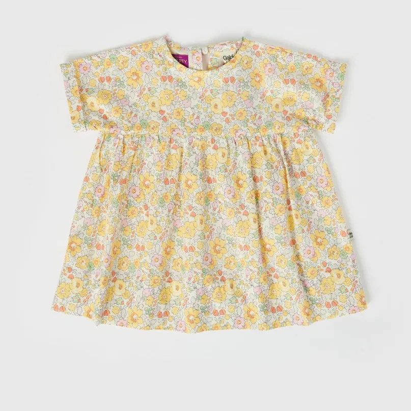 Goldie   Ace - Lulu Cotton Dress - Betsy Yellow