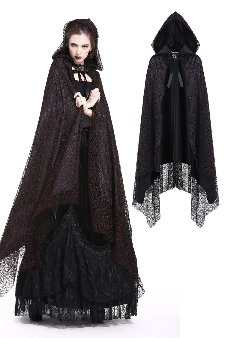 Gothic long cape gothic hooded cloak BW052