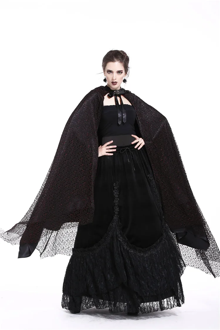 Gothic long cape gothic hooded cloak BW052