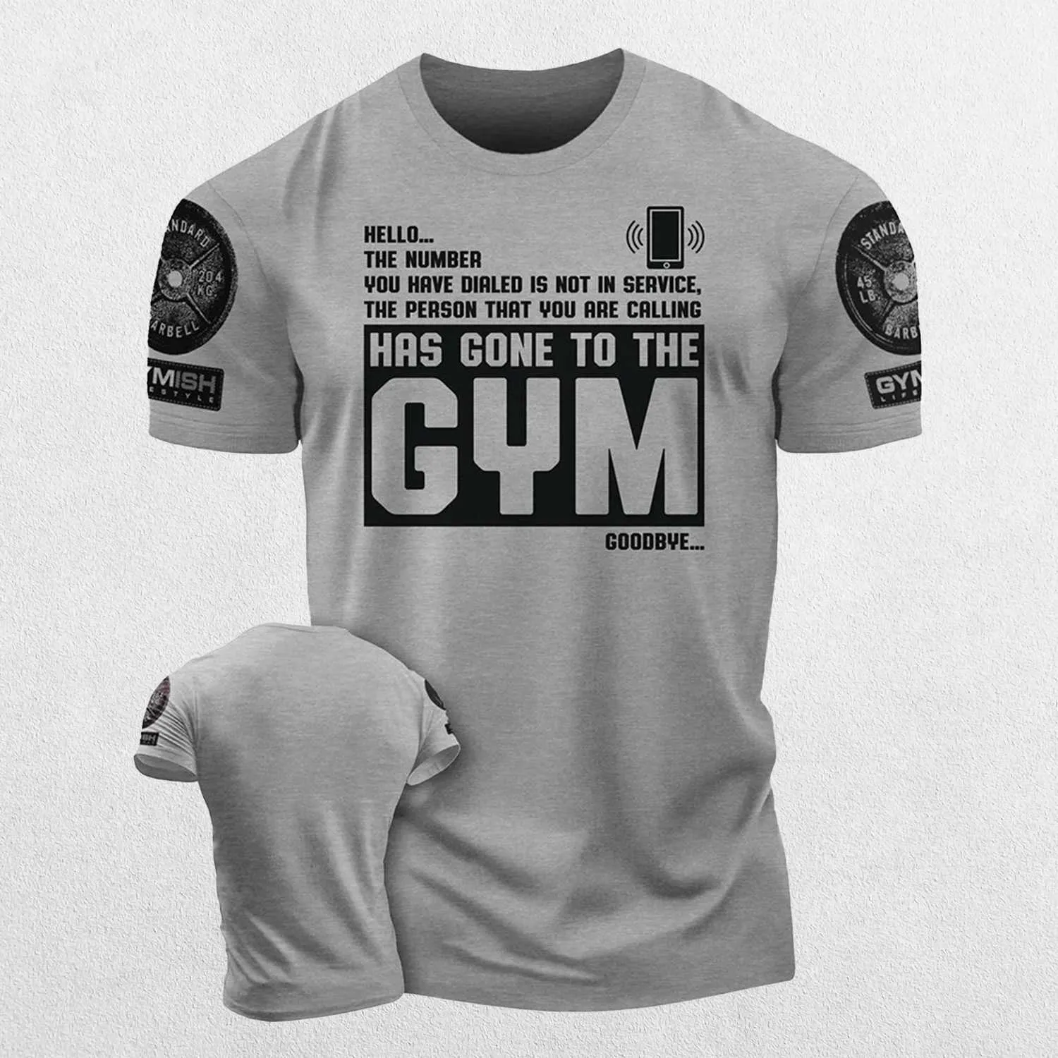 GPW Gymish Printed Muscle Man Gym T-Shirt - Funny Workout Tee