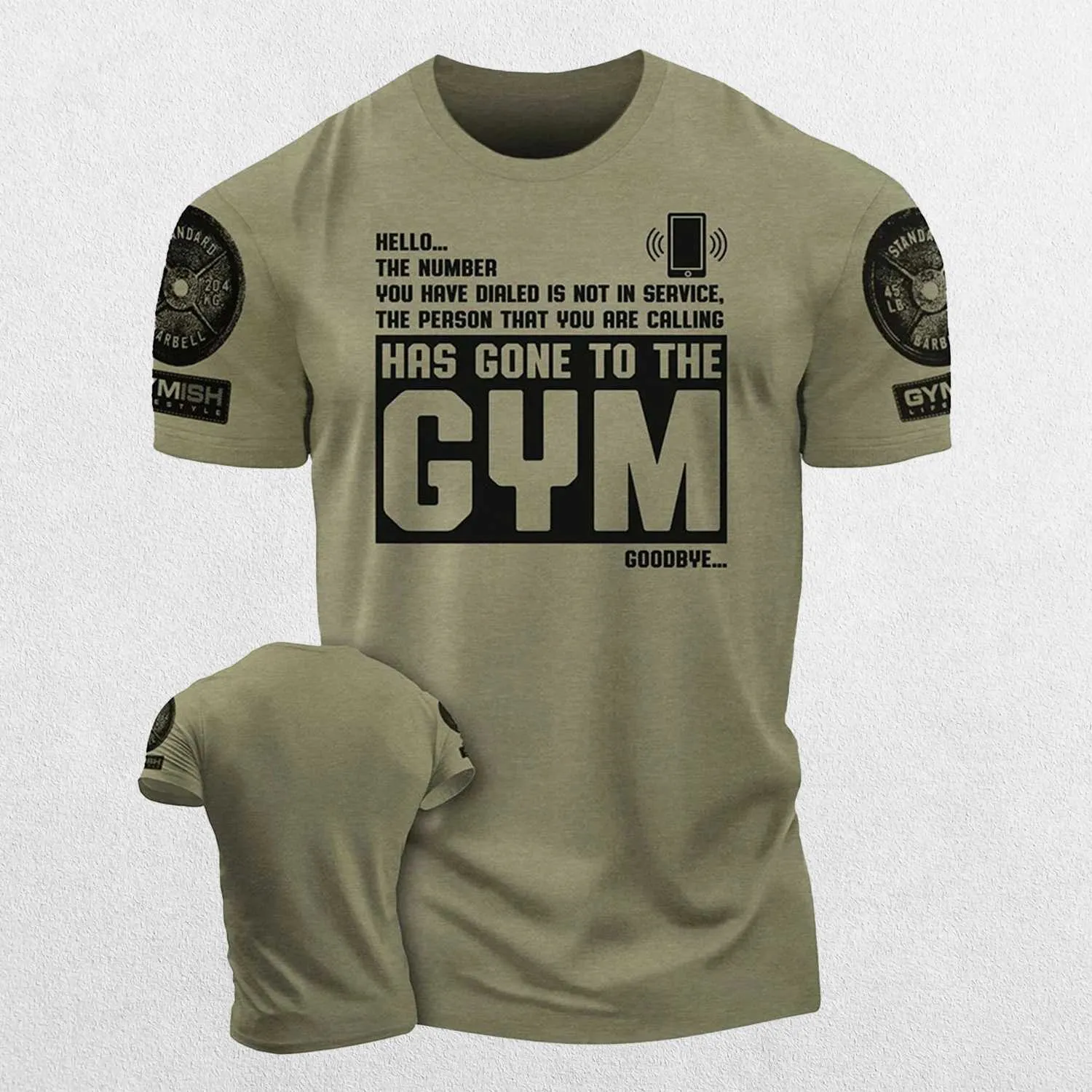 GPW Gymish Printed Muscle Man Gym T-Shirt - Funny Workout Tee