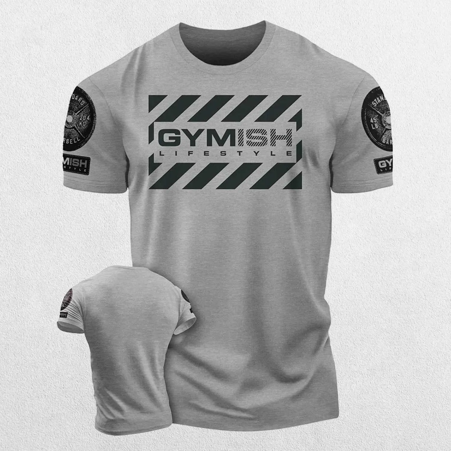 GPW Gymish Printed Muscle Man Gym T-Shirt - Funny Workout Tee