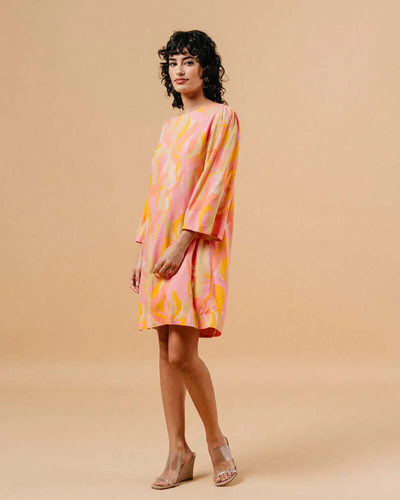 Grace & Mila - Maisie Colourful 60s Inspired Dress