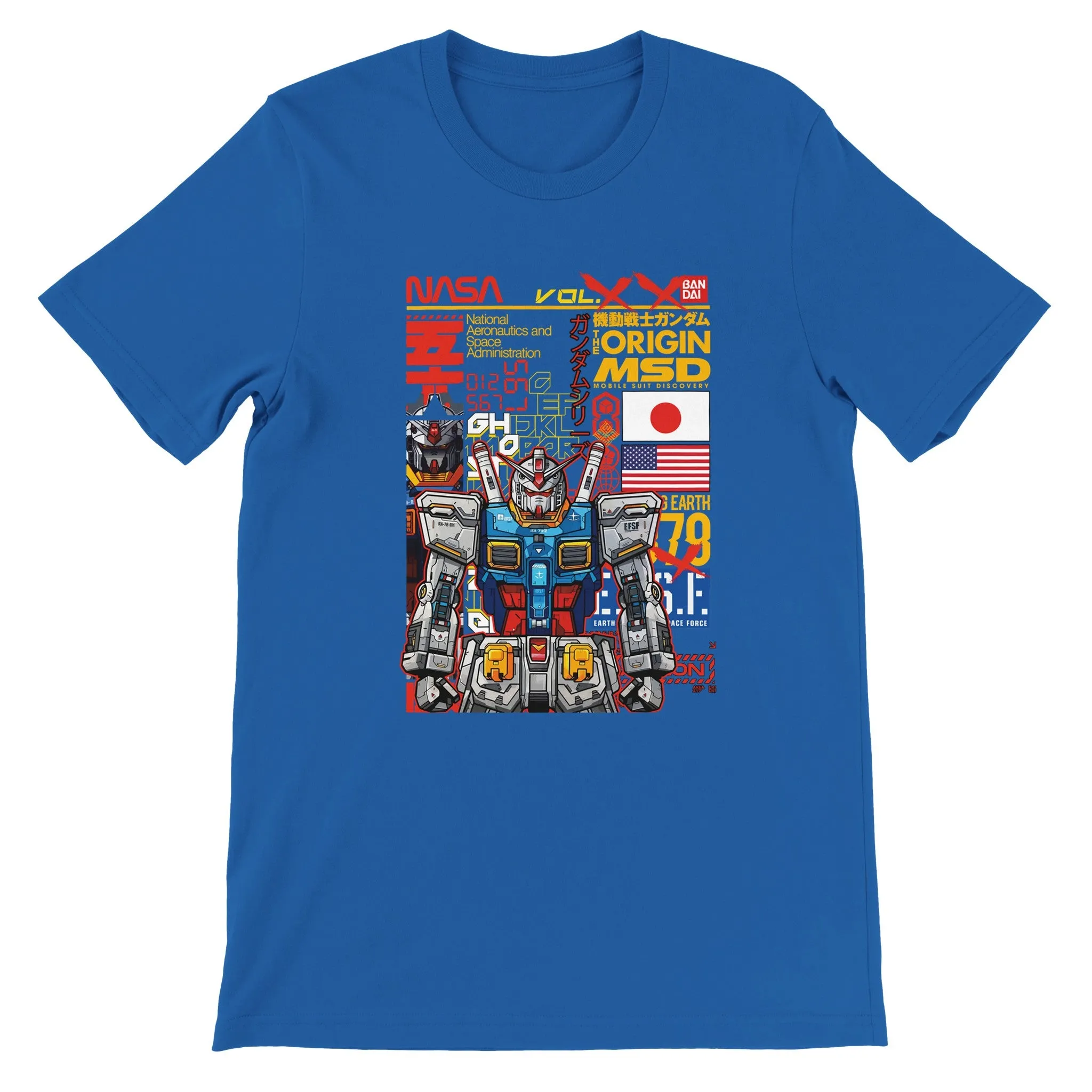 Gundam T-shirts - Gundam Artwork Vol 3 - Premium Unisex T-shirt