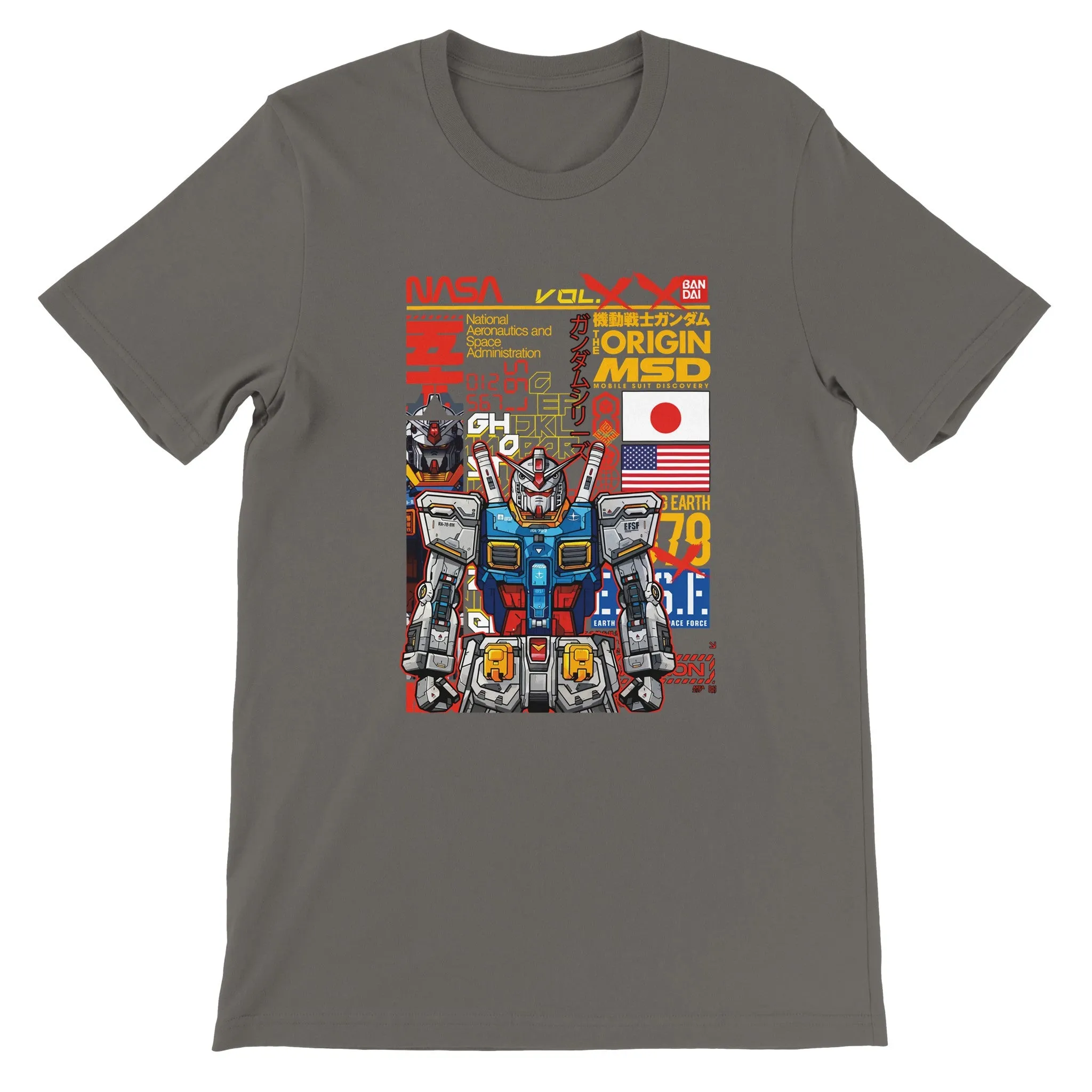 Gundam T-shirts - Gundam Artwork Vol 3 - Premium Unisex T-shirt