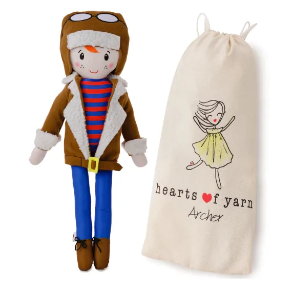 Heart of Yarn Archer Doll