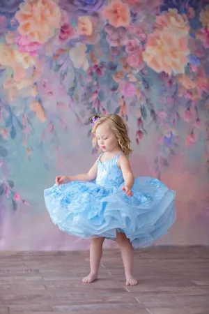 Heavenly-  Petal Length Gown ( 4 Year - Petite 5 Year)