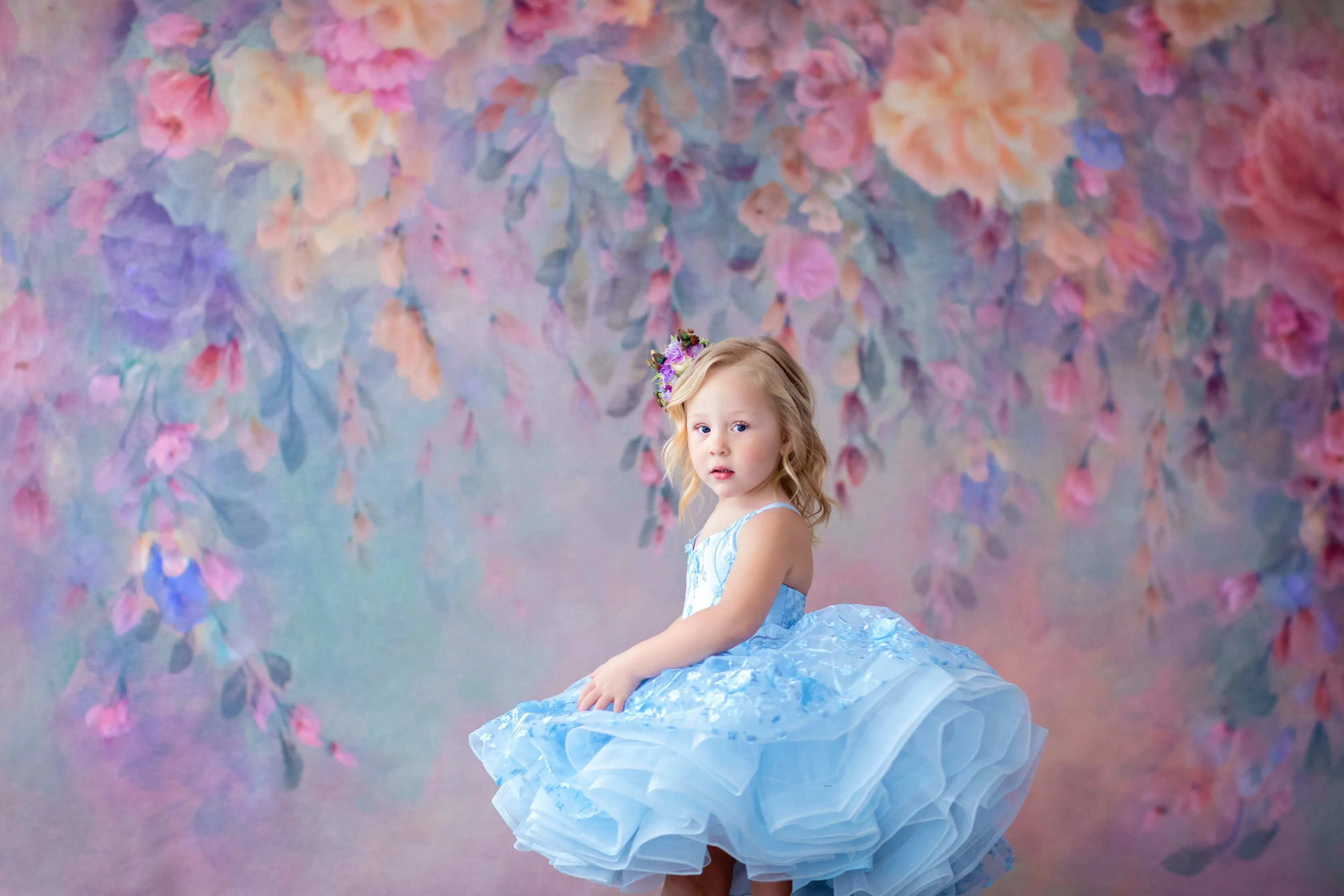 Heavenly-  Petal Length Gown ( 4 Year - Petite 5 Year)