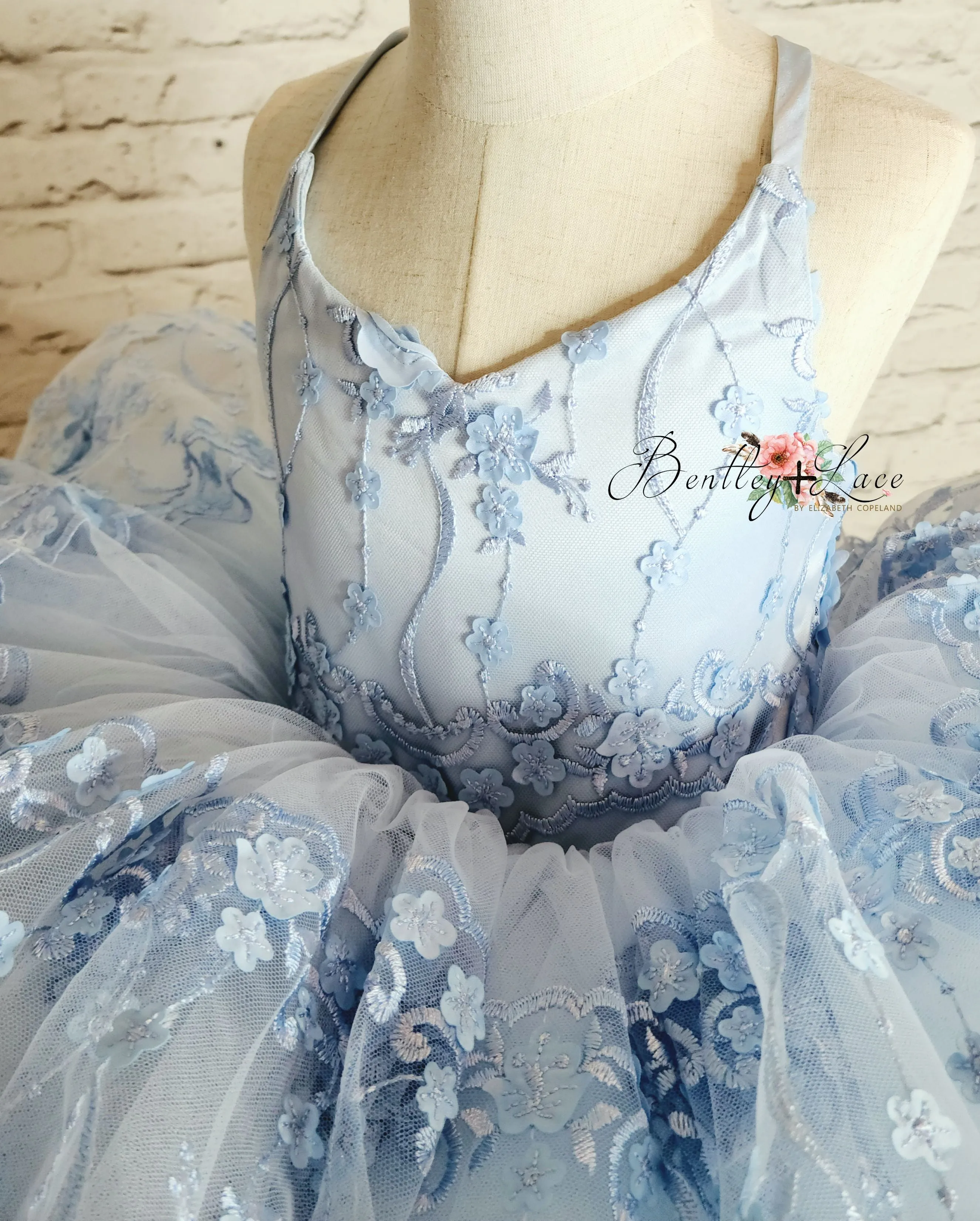 Heavenly-  Petal Length Gown ( 4 Year - Petite 5 Year)