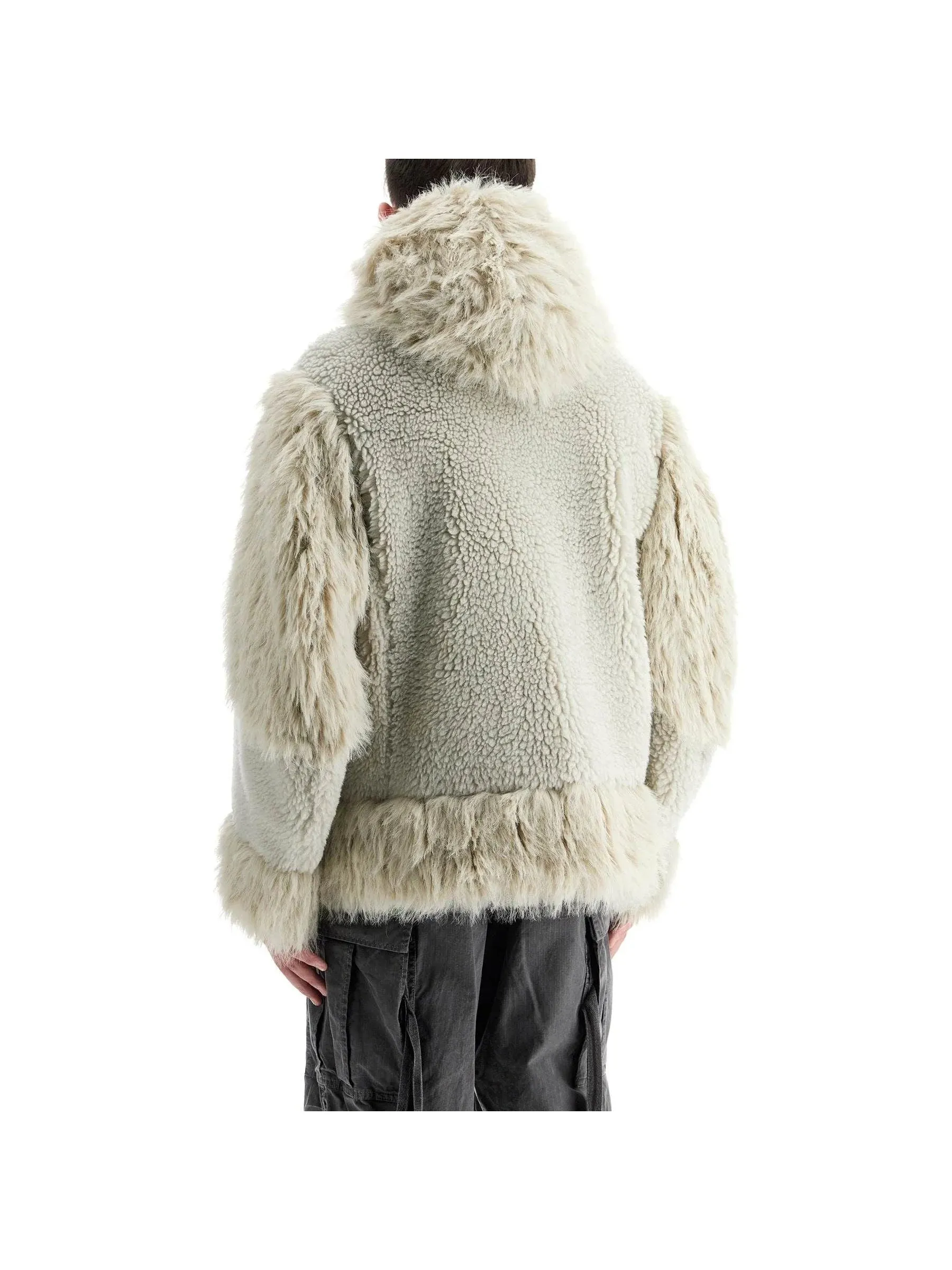 Hooded Shearling Coat