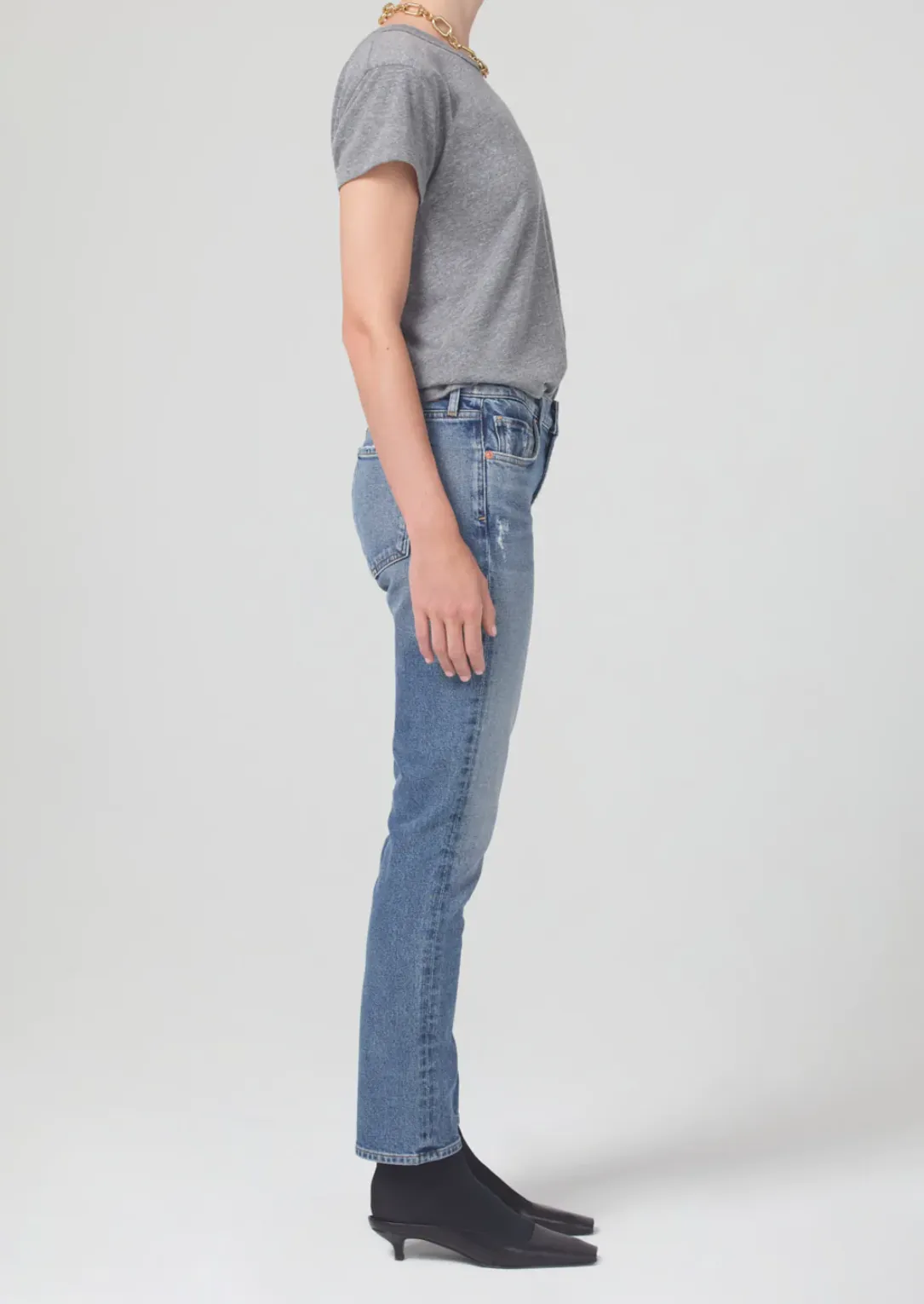 INGA LOW RISE SLIM FIT IN LILLET