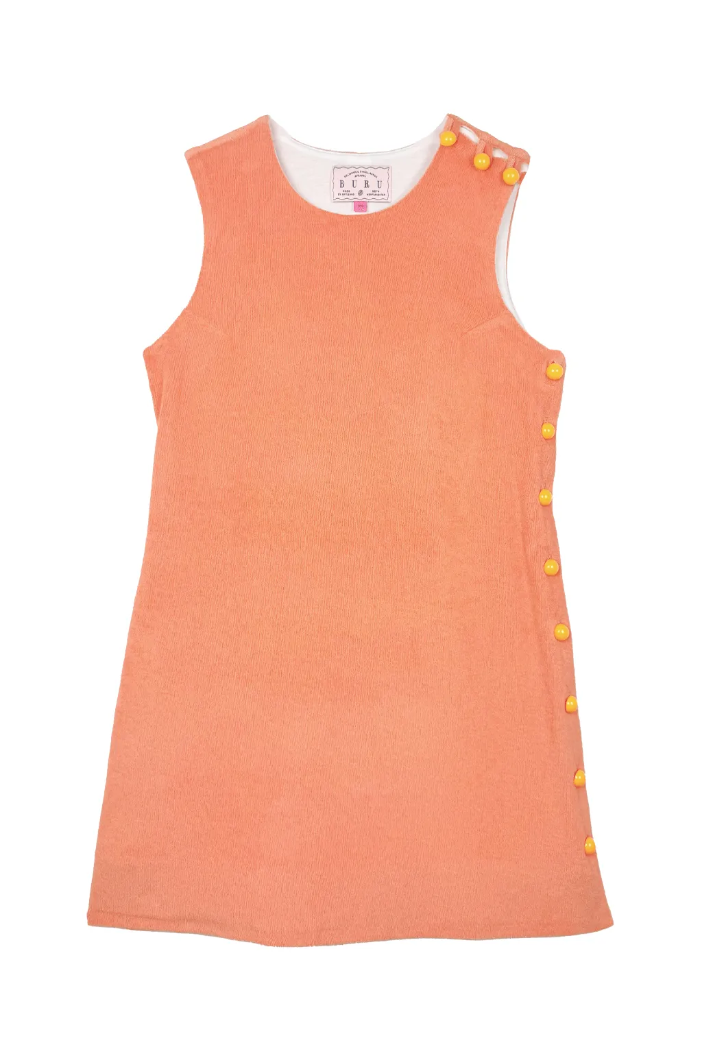 Jackie Dress - Orange Sherbet Terry