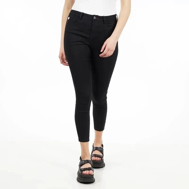 Jeans Mujer Gisele Tiro Alto Black