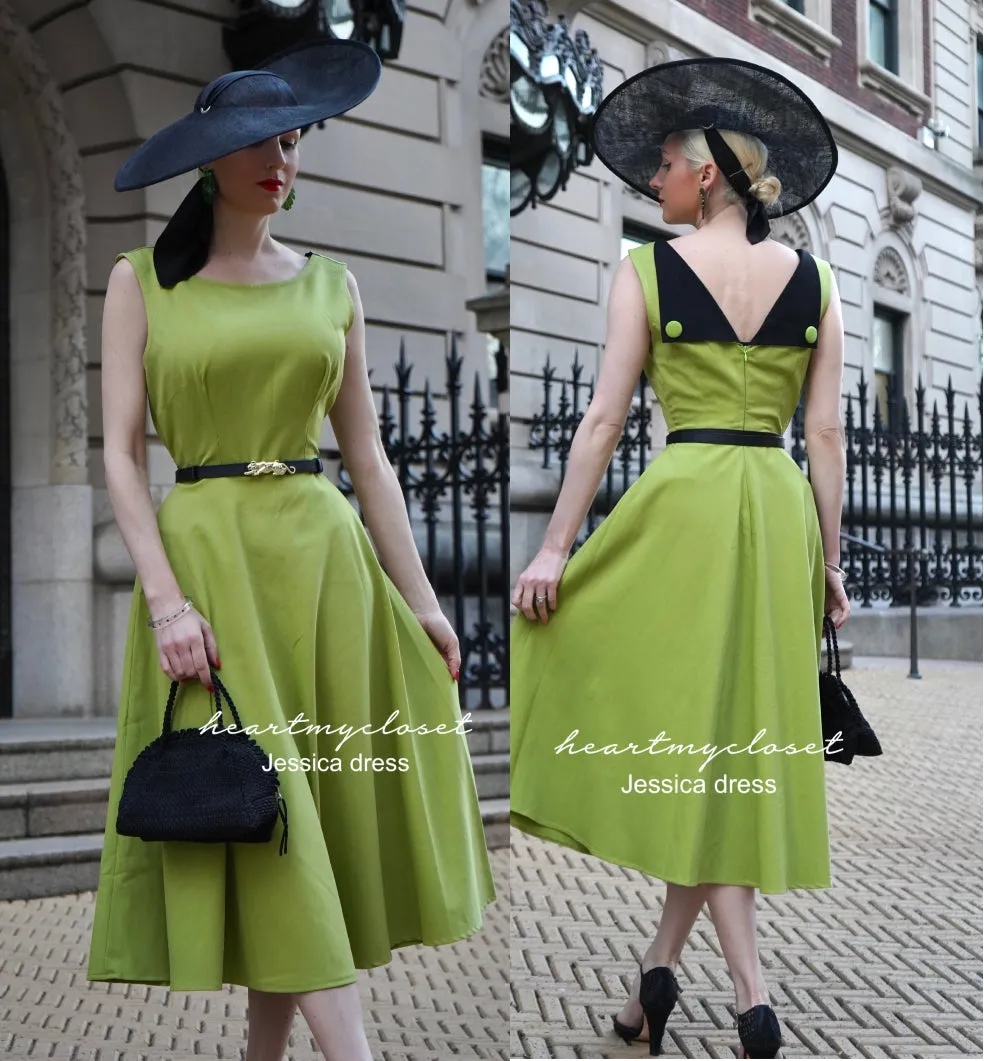 Jessica - vintage inspired swing dress 1950s