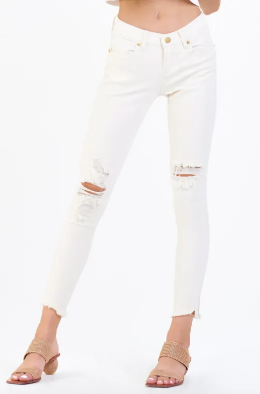 JOYRICH MID RISE ANKLE SKINNY JEANS