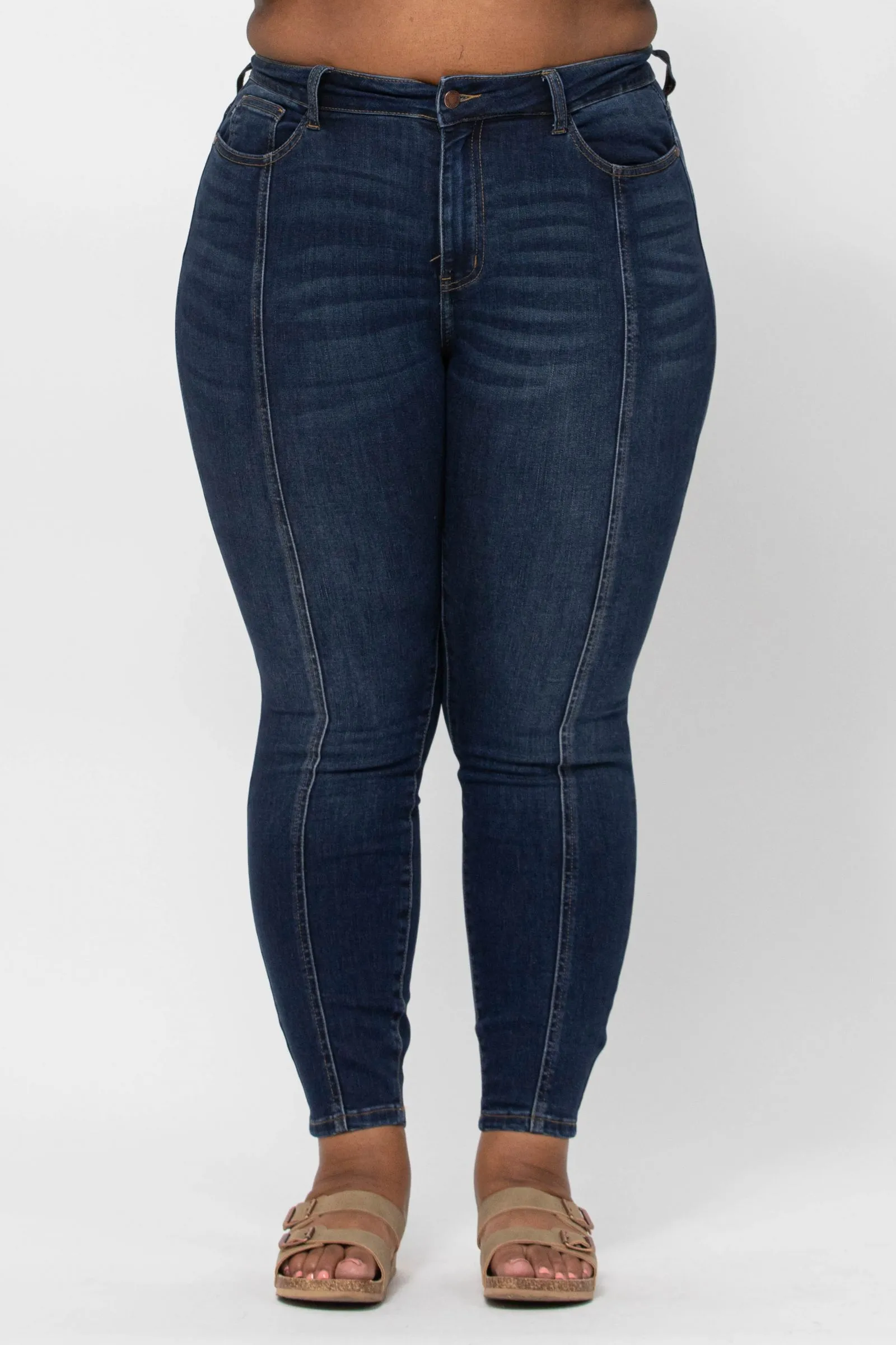 JUDY BLUE STITCH SKINNY JEANS