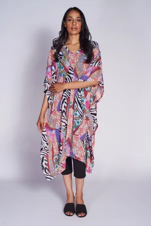 Kaftan Midi - Morocco Chiffon Print