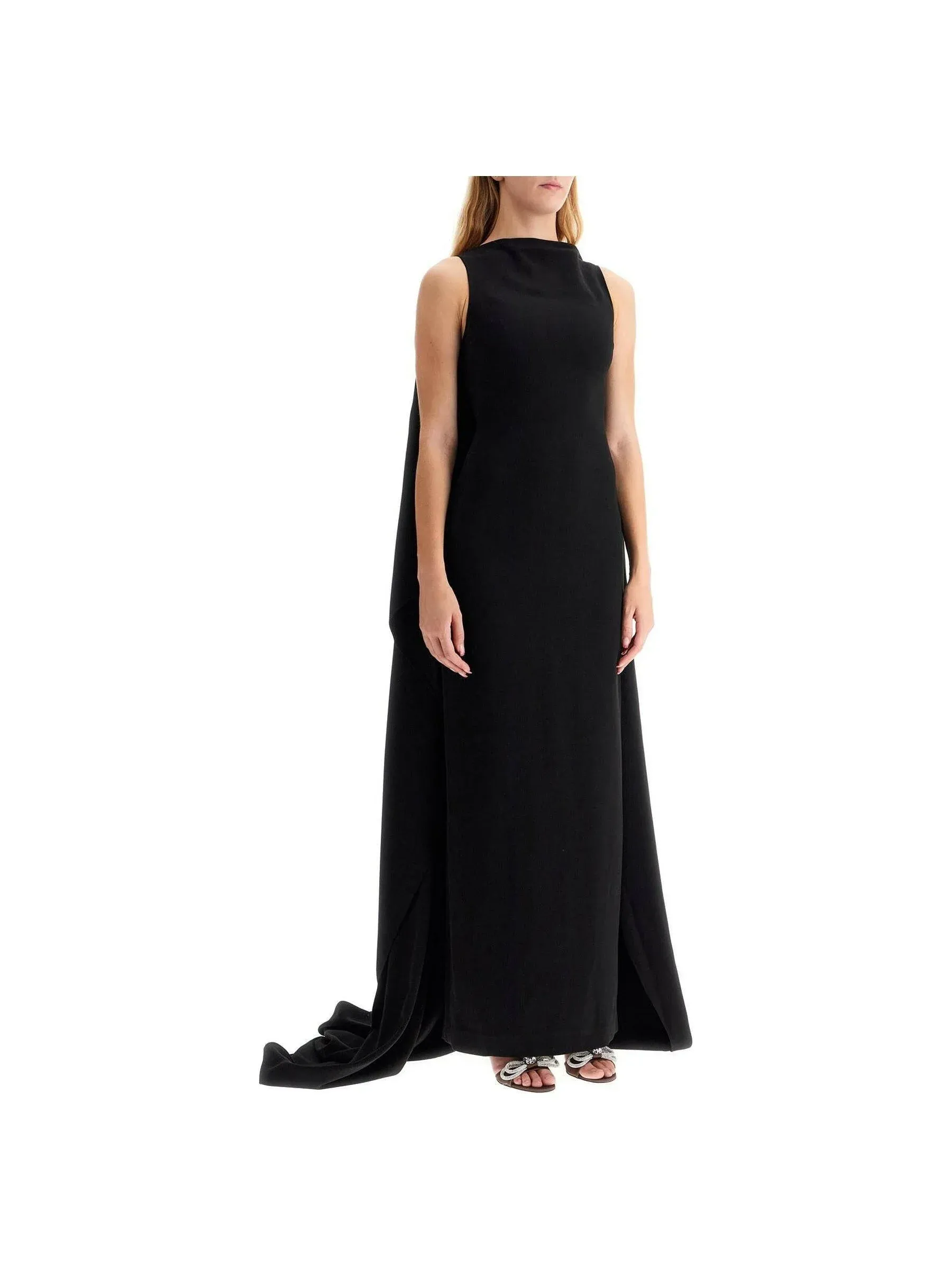 Kaila Cape Sleeve Gown