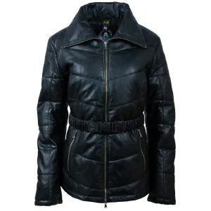 KDFX Women's Puffer Coat - Black