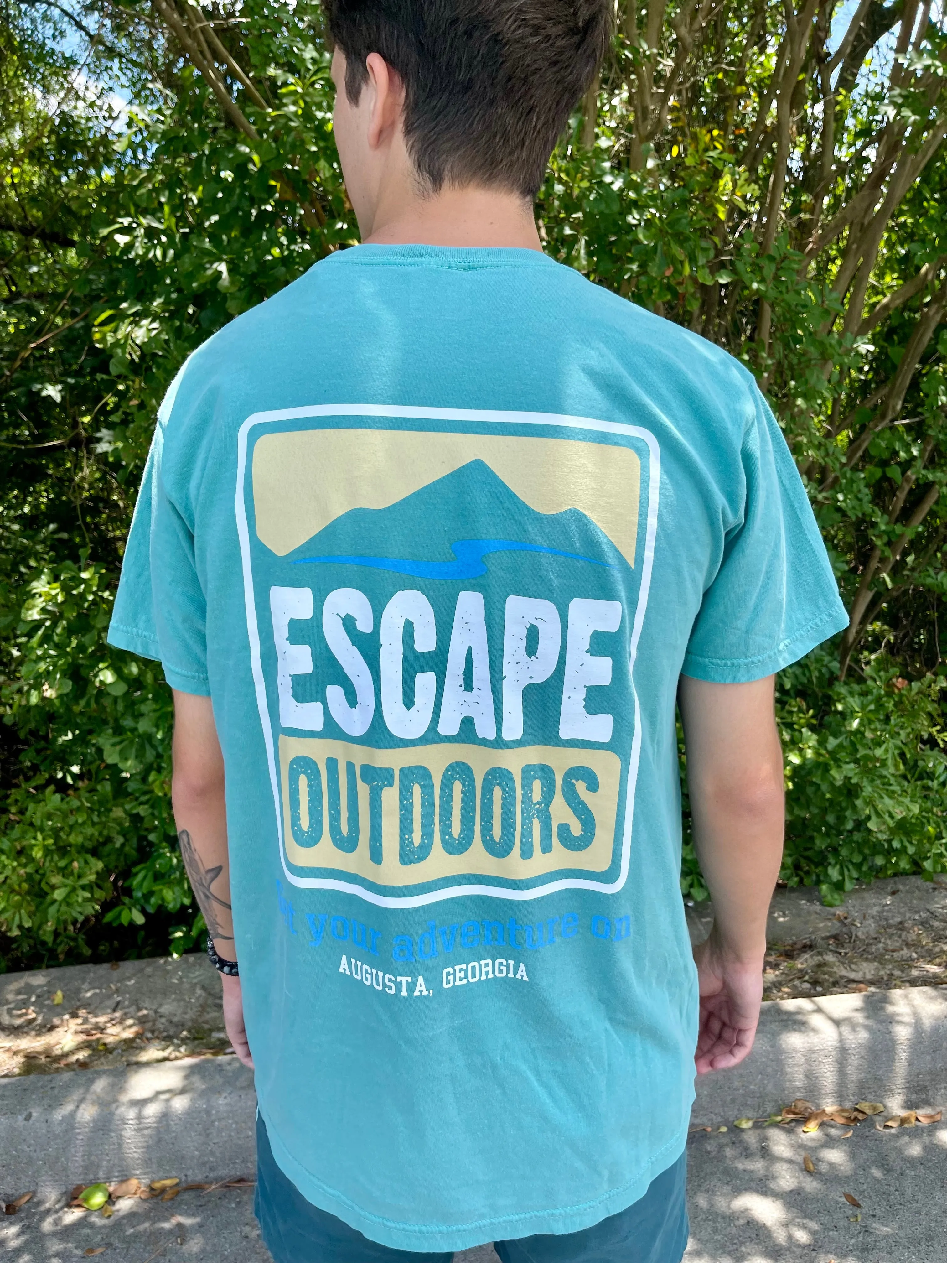 Khaki Logo SS Escape Tee