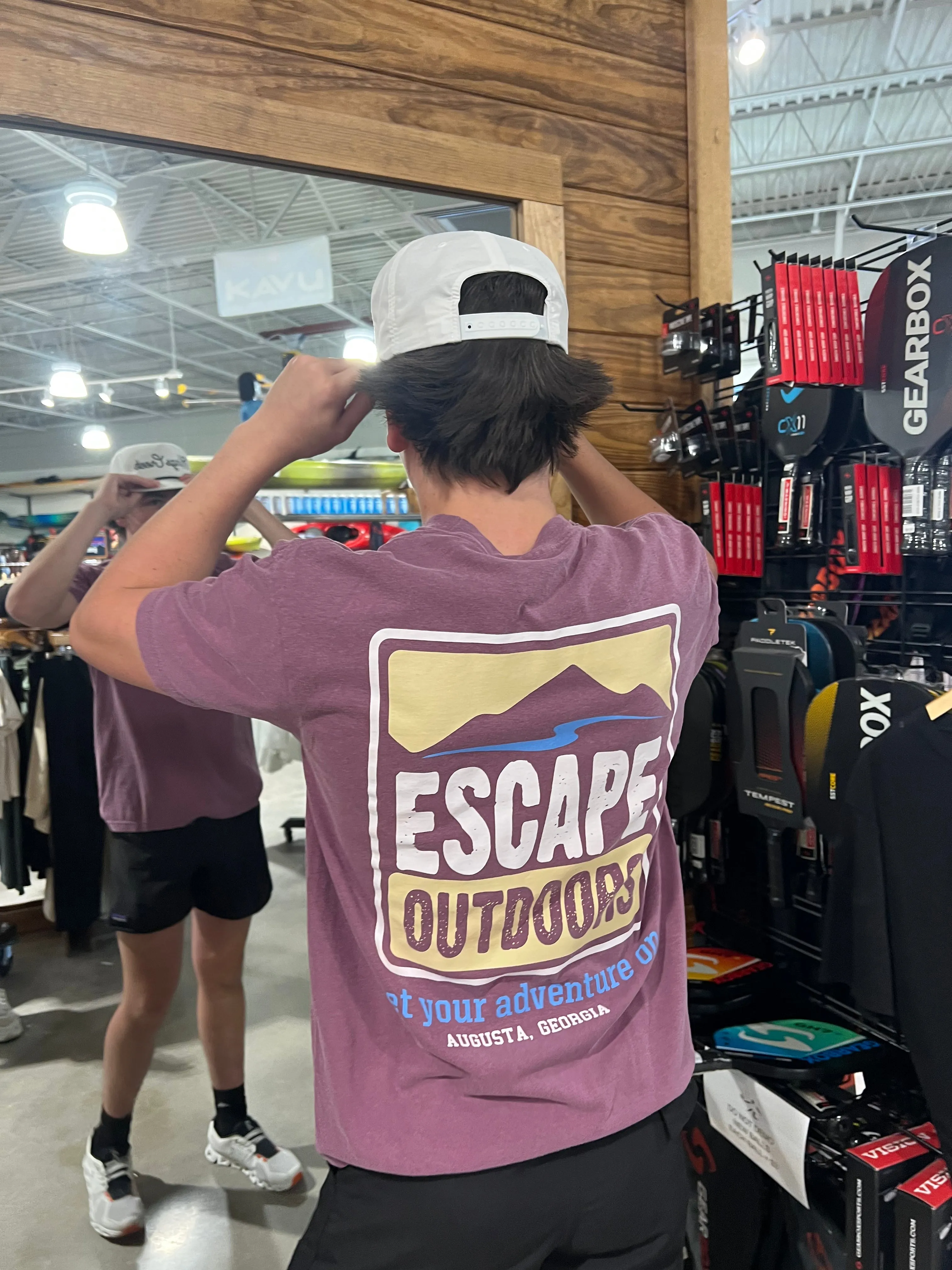 Khaki Logo SS Escape Tee