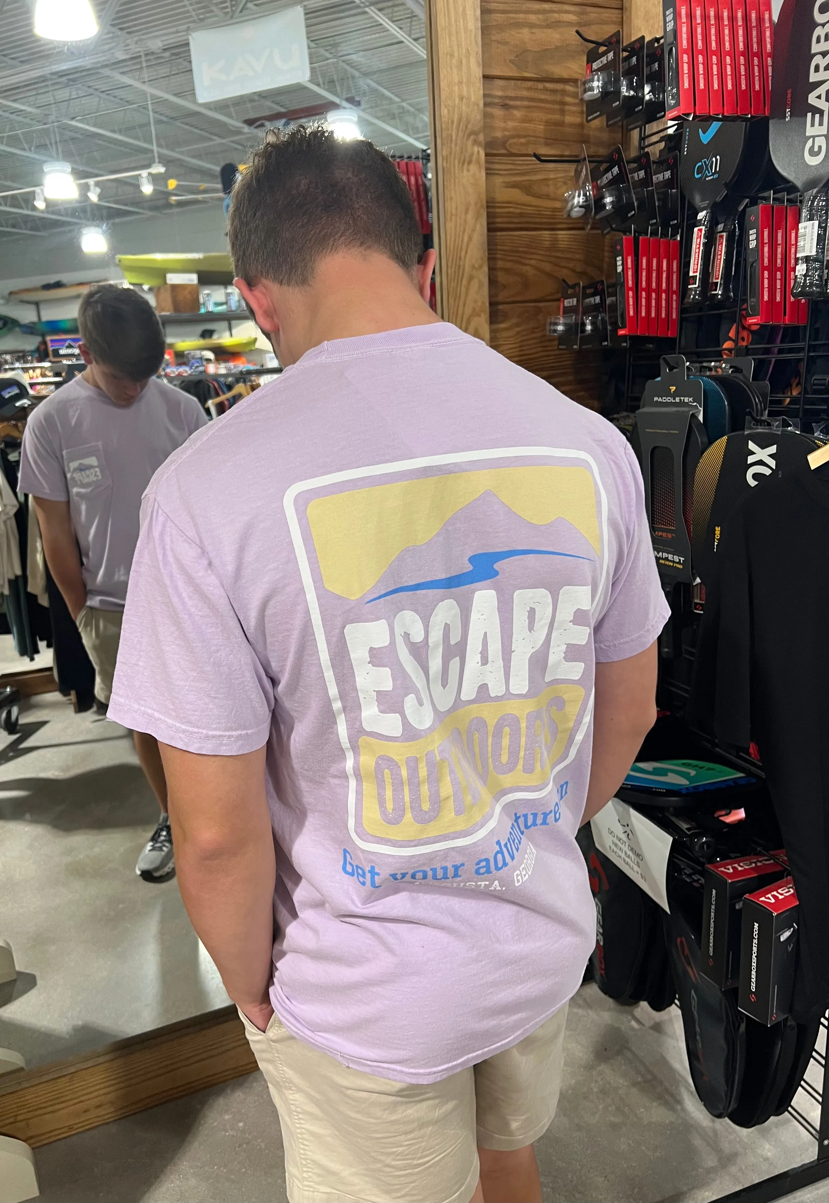 Khaki Logo SS Escape Tee