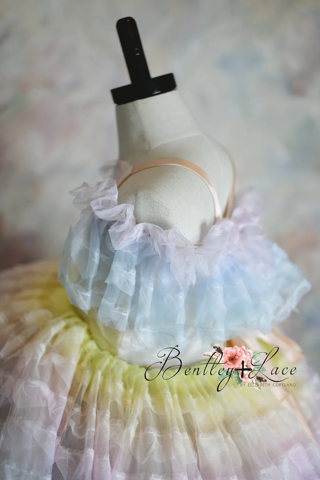 LEILA "Ruffled Rainbow" -   High Low Dress ( 6 Year - Petite 9 Year)